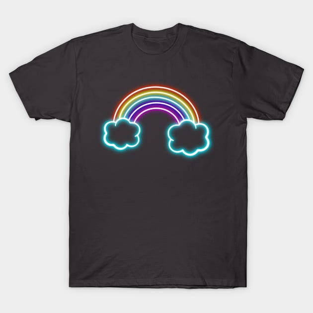 Rainbow T-Shirt by gold package